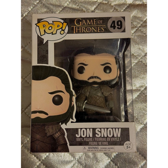 POP! Game of Thrones #49 Character Jon Snow Reselling for approx $120 - Picture 1 of 2